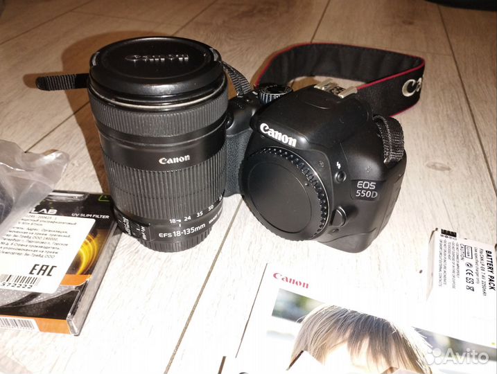Canon 550d + 18-135 is + допы
