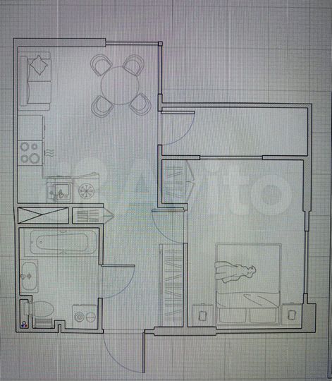 1-к. квартира, 36,2 м², 12/19 эт.