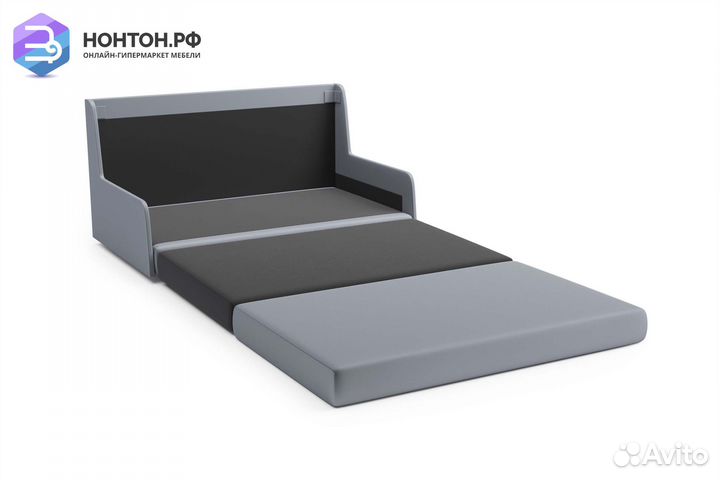 Диван откидной Немо светло-серый