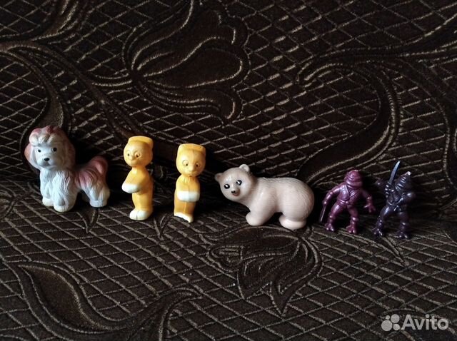 Игрушки Фигурки СССР Медведь Белочка Черепашки