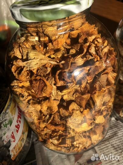 Грибы сорт белые лисички сушеные с Селигера