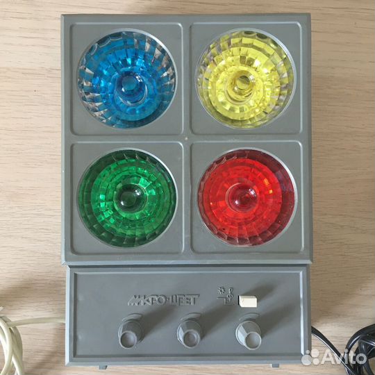 Игрушка СССР 1991 Микроцвет-1 светодинамическое