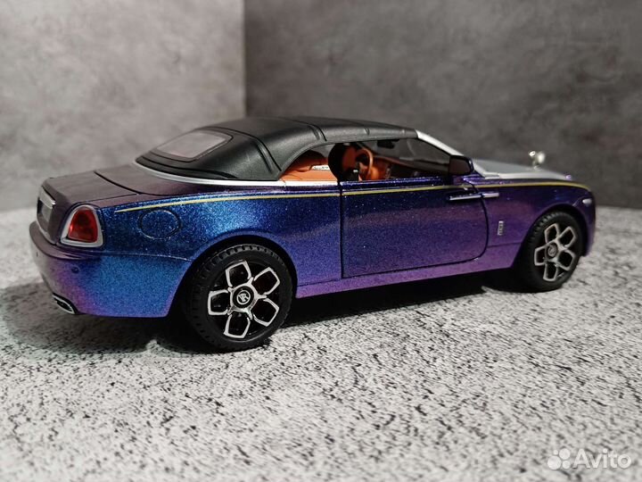 Машинка Металлическая Моделька Rolls-Royce Dawn