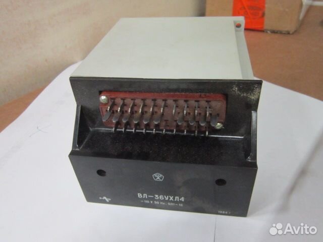 Реле времени вл-36ухл4 110V 50Hz 0.01-1сек 1984г