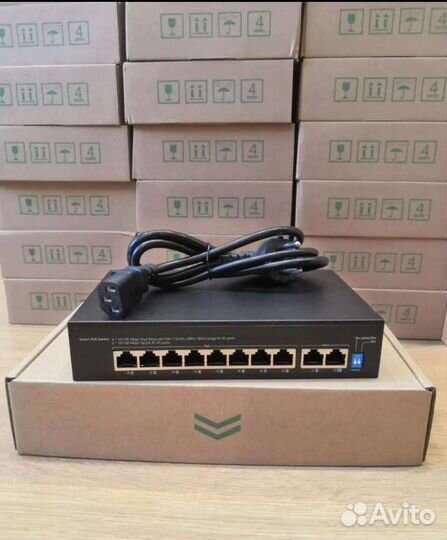 POE коммутатор сетевой на 6 портов ITS-640PC