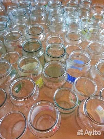 Банки стеклянные 3л-2л-1л разные много чистые