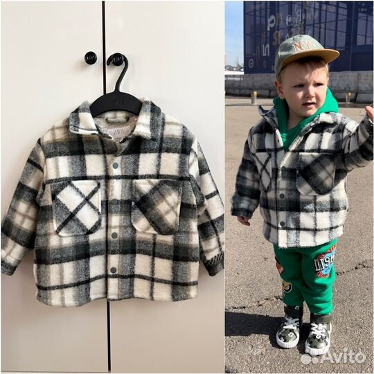 Куртка рубашка Zara original 92-116