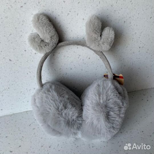 Меховые наушники, новые