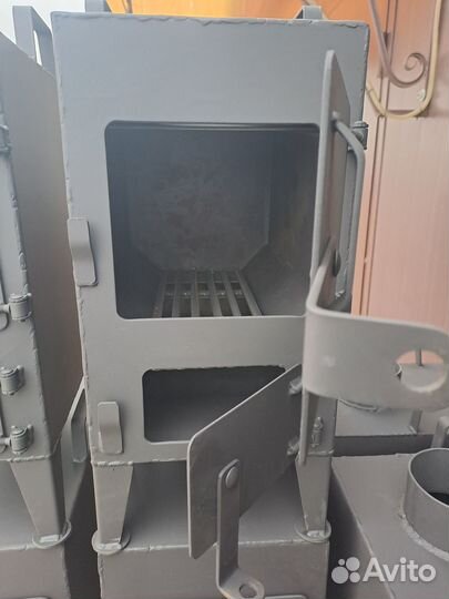 Печь буржуйка отопительная дровяная 