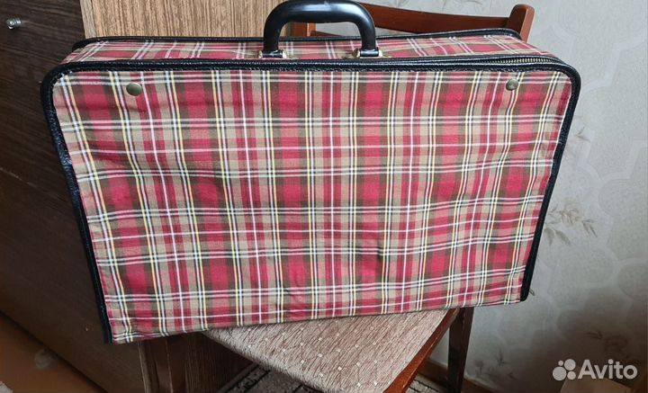 Чемодан клетчатый СССР новый