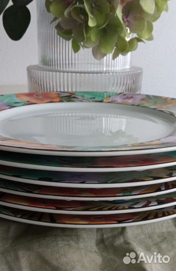 Набор из 6-ти обеденных тарелок Kopin Индонезия