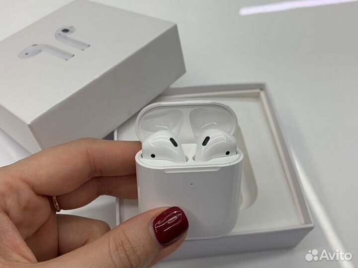 Беспроводные наушники airpods 2 (i27) белый
