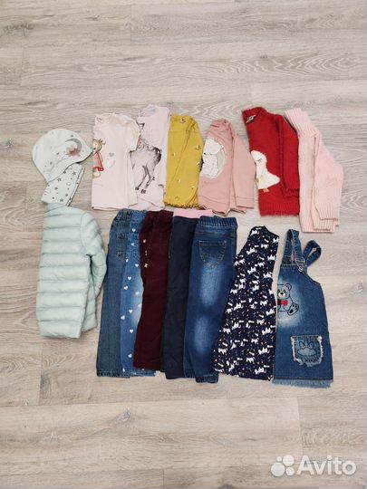 Вещи пакетом на девочку 3-4 года
