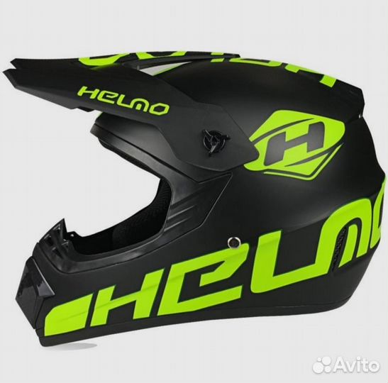 Мотошлем кроссовый новый