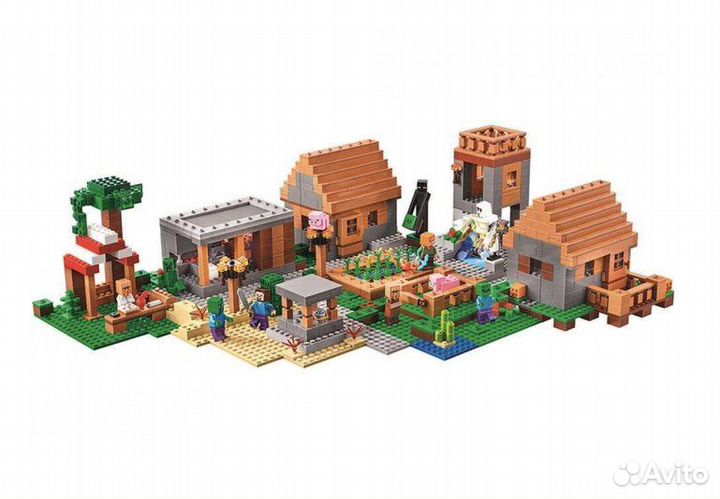 Конструктор Майнкрафт Деревня 10531
