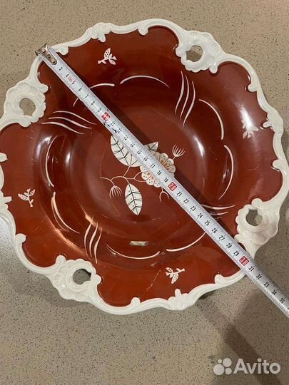 Антикварная тарелка Weimar Porzellan 1965-1972гг