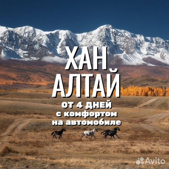 Тур на Алтай: Хан Алтай