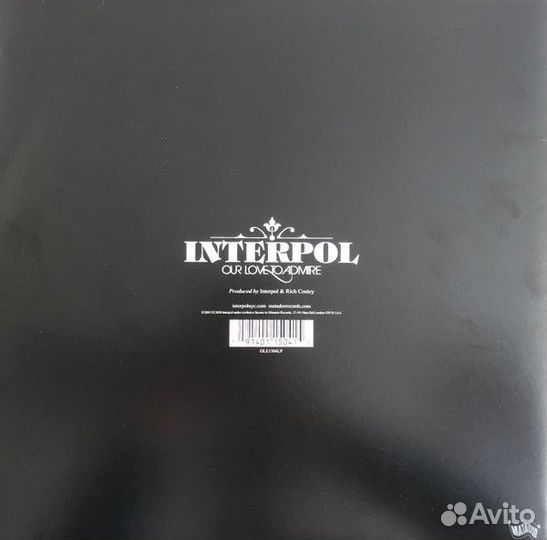 Виниловая пластинка Interpol - Our Love To Admire