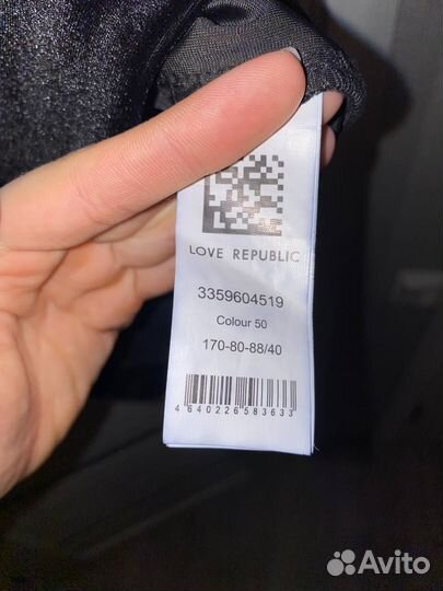 Бархатное платье befree Размер S