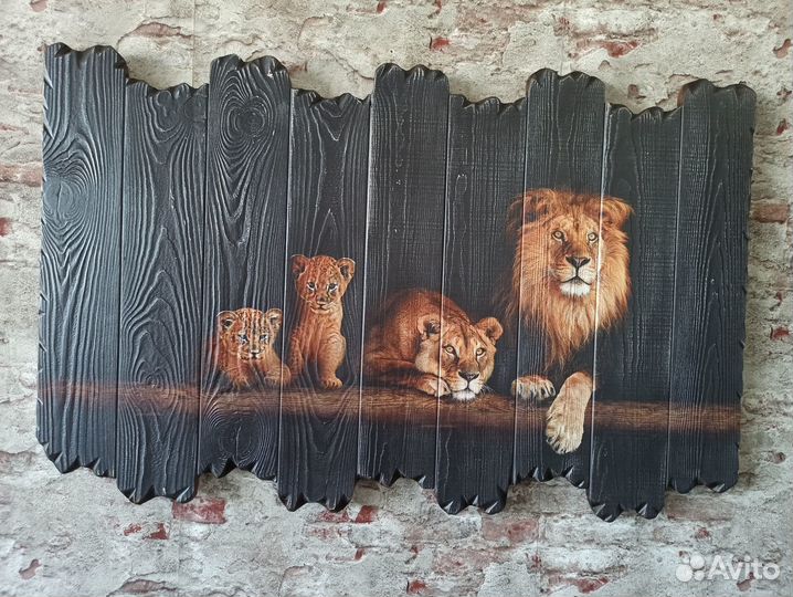 Картина на дереве для интерьера