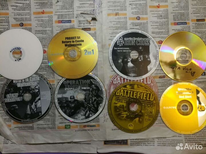 Компьютерные игры диски для пк