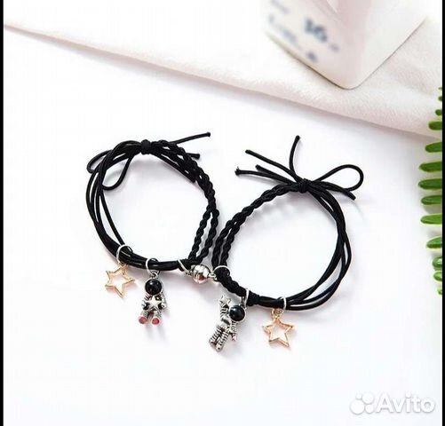 Парные браслеты с магнитом