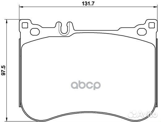 Колодки передние 222 A0084200220 P50114 Brembo