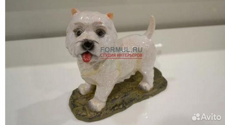 225786 Статуэтка Авторская работа Болонка