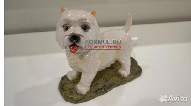 225786 Статуэтка Авторская работа Болонка