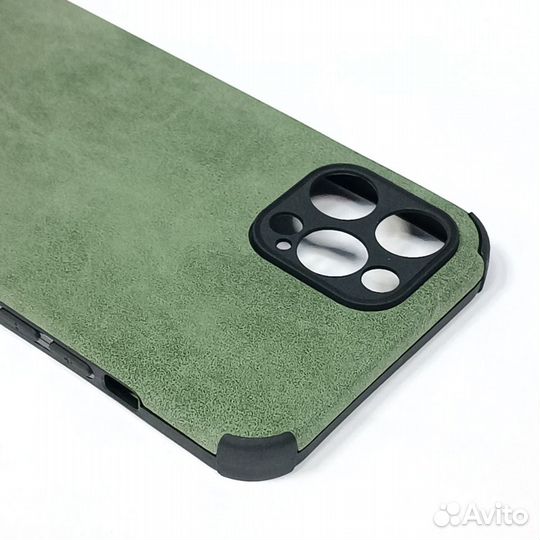 Чехол iPhone 12 pro max замшевый защита камеры