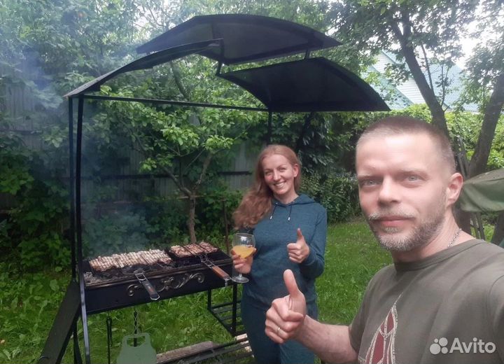 Мангал С крышей