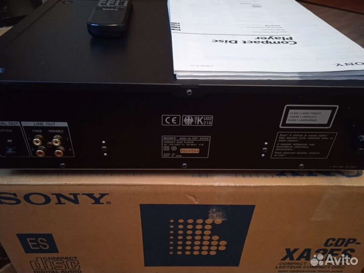 Сд плеер sony xa2es + провода