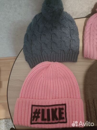 Шапка и снуд для девочки 54 56