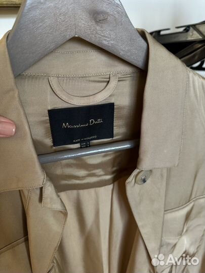 Плащ женский massimo dutti