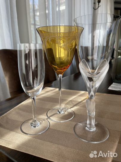 Baccarat Faberge Versace бокалы фужеры