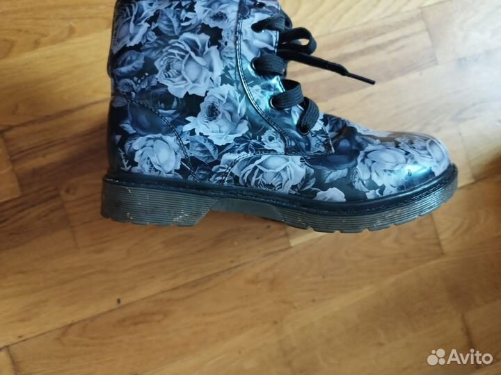 Ботинки резиновые для девочки 34