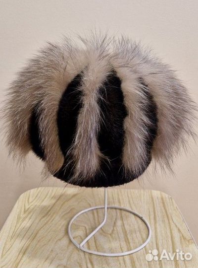 Шапка зимняя меховая женская норка