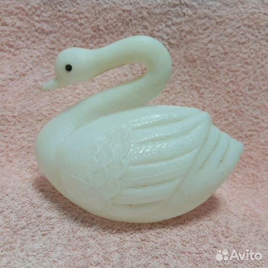 Пластмассовые игрушки СССР Лебедь