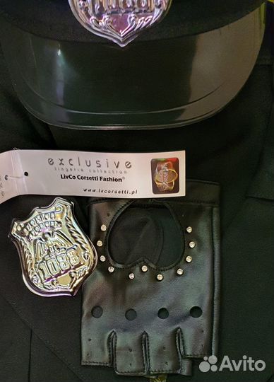 Костюм полицейской стрип гоу 