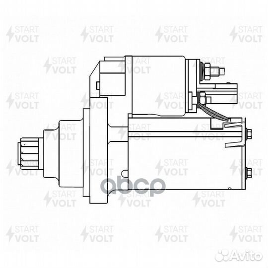 Стартер для а/м VAG Octavia A5 (04) 1.6i/Octav