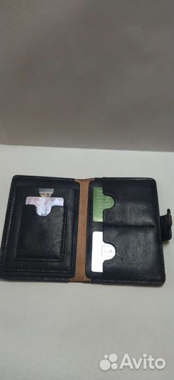 Обложка для автодокументов натуральная кожа