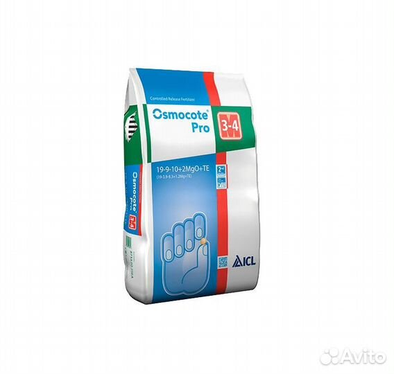 Osmocote PRO 5-6 мес. (19-9-10+2MgO+TE)