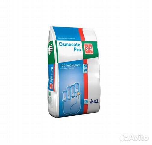 Osmocote PRO 5-6 мес. (19-9-10+2MgO+TE)