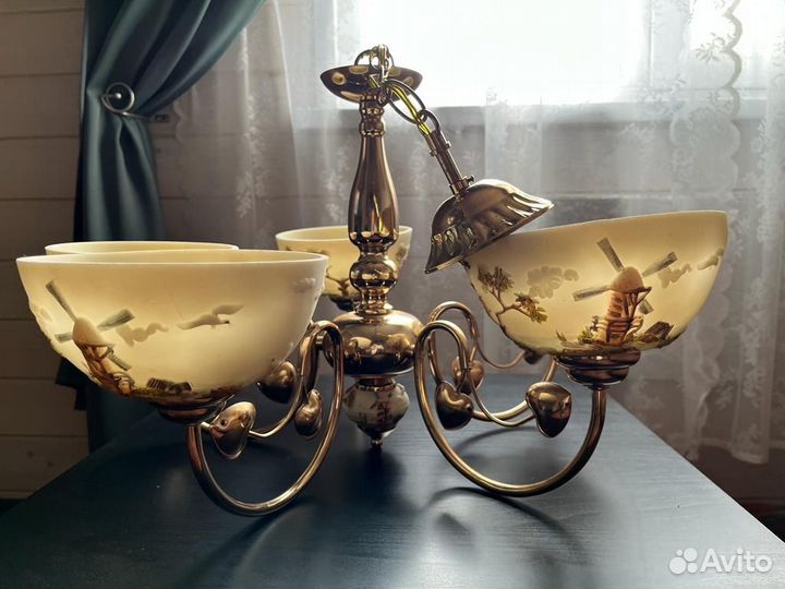 Люстра потолочная бу