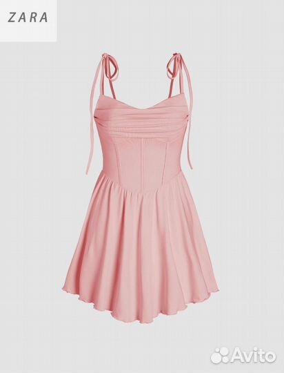 Платье с корсетом