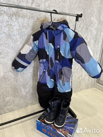 Зимний комбинезон для мальчика 104