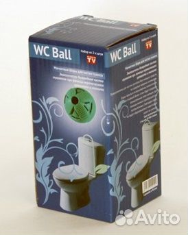 Шары магнитные для чистки туалета WC Ball