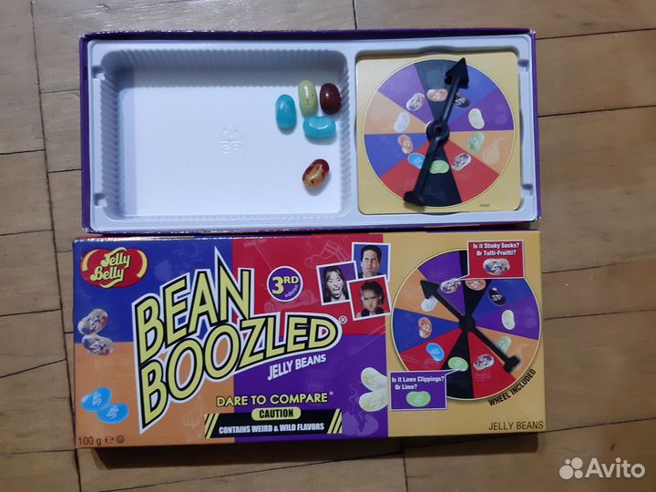Упаковка от конфет bean boozled jelly beans + игра