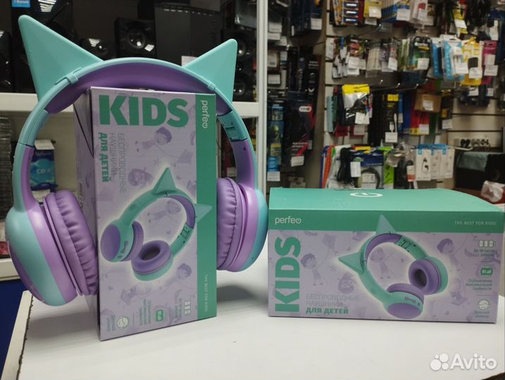 Детские Наушники Bluetooth RGB Разные Новые
