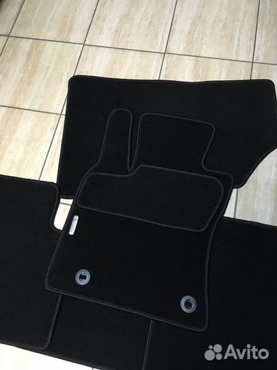 Премиум ковры для Тойота Камри 2018 - г. черные